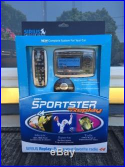 Sirius Sportster Replay SP-TK2/SP-R2 Satellite Radio New