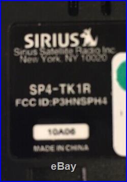 Sirius Sportster SP4-TK1R Radio LIFETIME SUBSCRIPTION 150+ Channels + Antenna