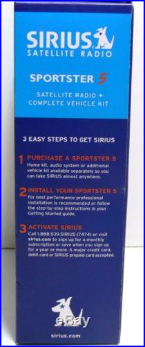 Sirius Sportster SP5 Satellite Radio Vehicle Kit SP5TK1 SEALED BOX