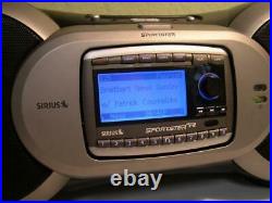 Sirius Sportster SP-B1A Boombox & SP-R2R Receiver with Active Subscription