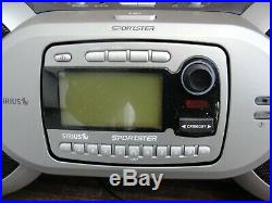 Sirius Sportster SP-R1A satellite radio receiver withboombox Lifetime Subscription