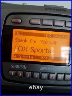 Sirius Sportster SP-R1A satellite radio with Lifetime subscription RECEIVER ONLY
