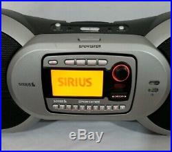 Sirius Sportster SP-R1R Satellite Radio Active Lifetime withSP-B1 Boombox + Remote
