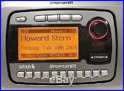 Sirius Sportster SP-R1 ACTIVE Radio Receiver LIFETIME SUBSCRIPTION with Boombox