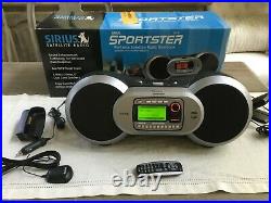 Sirius Sportster SP-R1 Radio Receiver (Lifetime) Radio Boombox SP-B1 Plus Extras