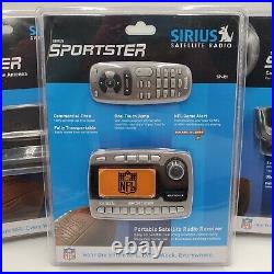 Sirius Sportster SP-R1 Satellite Radio Receiver & remote + Docking Stations NEW