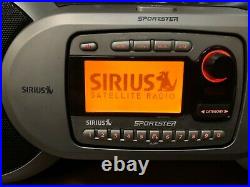 Sirius Sportster SP-R1 Satellite Radio Receiver withBoombox Lifetime Subscription