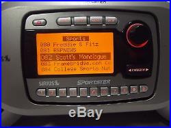 Sirius Sportster SP-R1 Satellite Radio With Sirius Boombox With Lifetime Subsription