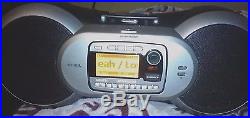 Sirius Sportster SP-R1 satellite Radio With BoomBox LIFETIME SUBSCRIPTION
