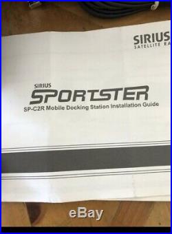 Sirius Sportster SP-R2 Receiver + SP-B1 Boombox SP-C2R Docking Station