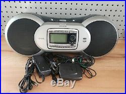 Sirius Sportster SP-R2 Receiver with SP-B1A Boombox LIFETIME SUBSCRIPTION
