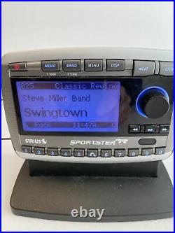 Sirius Sportster SP-R2 Satellite Radio Receiver 2 Docks Remote 2 Power Cords