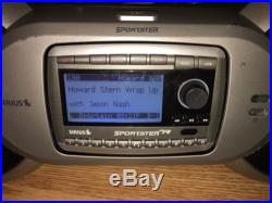 Sirius Sportster SP-R2 Satellite Radio With Sirius Boombox With Lifetime Subsription