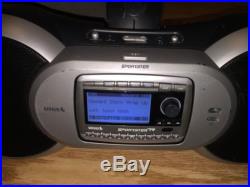 Sirius Sportster SP-R2 Satellite Radio With Sirius Boombox With Lifetime Subsription