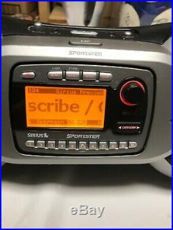 Sirius Sportster XM Satellite Radio SP-R1 and SP-B1 Boombox Dock