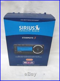 Sirius Starmate 5 Satellite Radio with LIFETIME subscription & vehicle kit ST5
