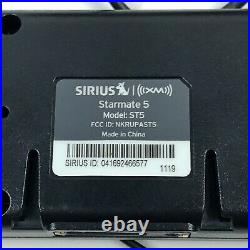 Sirius Starmate 5 St5 Home Dock Antenna Ac & DC Power Car Adapter Mounting Hg11