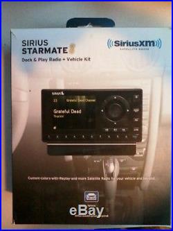 Sirius Starmate 8 Dock & Play Radio with Car Vehicle Kit (New) SST8V1B