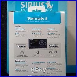 Sirius Starmate 8 Dock & Play Radio with Car Vehicle Kit New ST8 Sealed