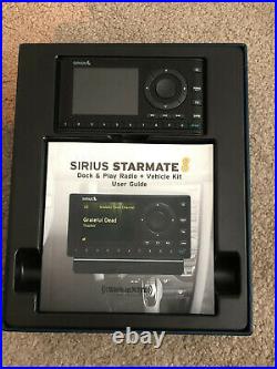 Sirius Starmate 8 Portable Satellite Radio Kit Dock Antenna Power Adapter Mount