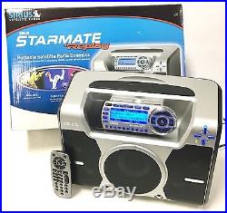 Sirius Starmate Replay ST2 ACTIVE Radio with LIFETIME SUBSCRIPTION + BoomBox XM