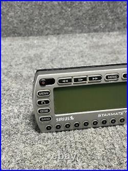 Sirius Starmate Satellite Radio Receiver ST2 In Silver Color With Accessories