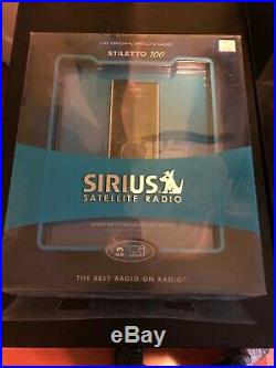 Sirius Stiletto 100 Personal Satellite Radio SL100-PK1 Brand New Ships Free