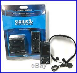 Sirius Stiletto 10 Radio SL10 EXTRA CHANNELS LIFETIME SUBSCRIPTION New Home Kit