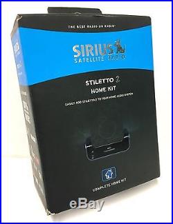 Sirius Stiletto 2 Active SL2 Satellite Radio w LIFETIME SUBSCRIPTION Home Kit XM