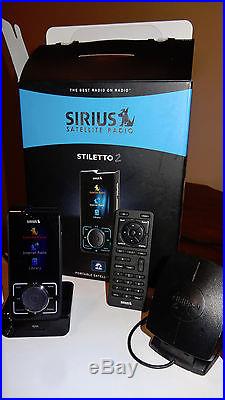Sirius Stiletto 2 For Sirius Car & Home Satellite Radio Receiver WITH HOME DOCK