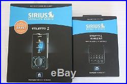 Sirius Stiletto 2 Home Portable Satellite Radio Receiver + Complete Vehicle Kit