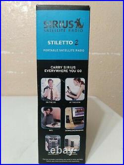 Sirius Stiletto 2 Portable Satellite Radio + MP3 Player Model # SL2PK1