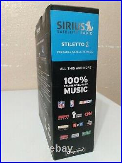 Sirius Stiletto 2 Portable Satellite Radio + MP3 Player Model # SL2PK1