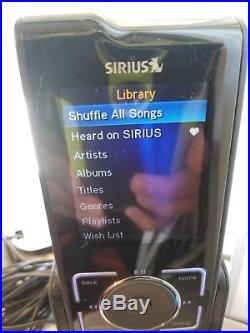 Sirius Stiletto 2 Portable Satellite Radio Receiver car kit lifetime Activated