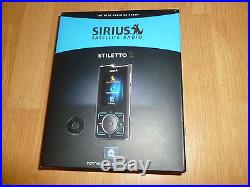 Sirius Stiletto 2 SL2PK1 Radio Receiver + Portable Kit used LQQK
