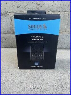 Sirius Stiletto 2 SL2 Satellite Radio Receiver Bundle Complete VEHICLE KIT NEW