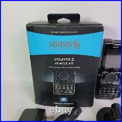 Sirius Stiletto 2 SL2 Satellite Radio Receiver Bundle Complete Vehicle Kit WORKS