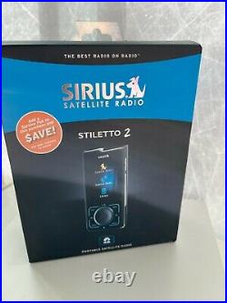 Sirius Stiletto 2 SL2 Satellite Radio Receiver NIB new never acvtivated