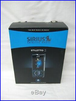 Sirius Stiletto 2 Satellite Radio with LIFETIME subscription + accessories