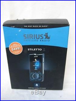 Sirius Stiletto 2 Satellite Radio with possible Lifetime subscription