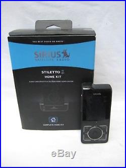 Sirius Stiletto 2 Satellite Radio with possible Lifetime subscription & home kit