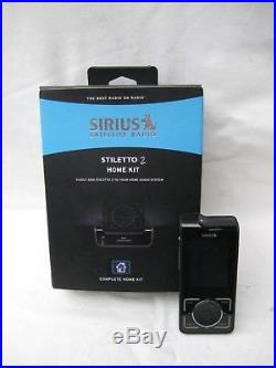 Sirius Stiletto 2 Satellite Radio with possible Lifetime subscription + home kit