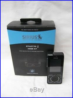 Sirius Stiletto 2 Satellite Radio with possible Lifetime subscription + home kit