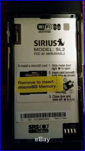 Sirius Stiletto 2 with Home / Car Kits