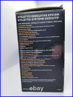 Sirius Stiletto Executive System Live Personal Satellite Radio Stereo SLEX1C