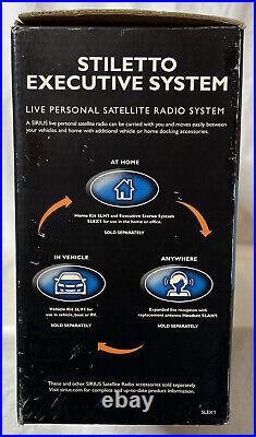 Sirius Stiletto Executive System Portable Satellite Radio Speaker Dock SLEX1