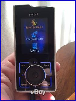 Sirius Stiletto SL100 Satellite Radio Receiver with Car Dock and Accessories