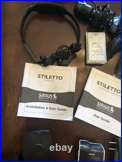 Sirius Stiletto SL10 Satellite Radio Receiver Lifetime Subscription Bundle Extra