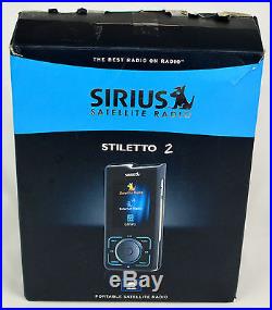 Sirius Stiletto SL2 Portable Satellite Radio Receiver with Lifetime Subscription