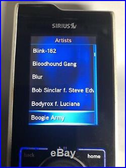 Sirius Stiletto SL 100 Portable Satellite Radio Lifetime Subscription (new Batt)